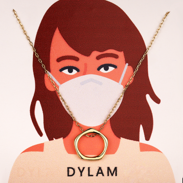 镂空菱形简约大方百搭项链