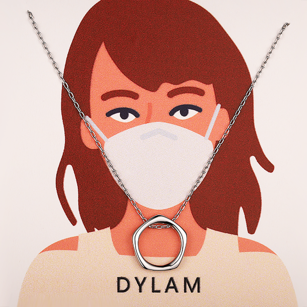 镂空菱形简约大方百搭项链