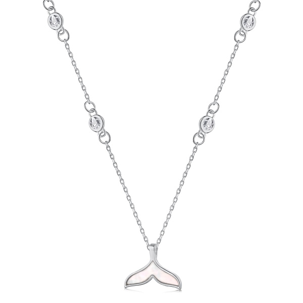 铜材质个性创意鱼尾圆珠简约小巧气质百搭耳钉