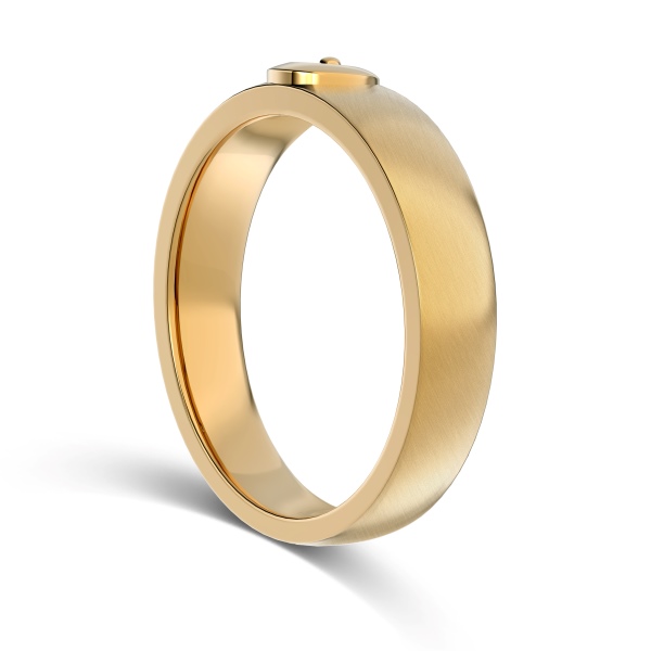 「遇 Meet 系列」银S925白色圆锆心形爱心一半情侣套戒女款磨砂戒指时尚百搭