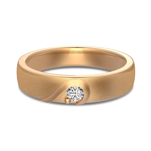 「遇 Meet 系列」银S925白色圆锆心形爱心一半情侣套戒男款磨砂戒指时尚百搭