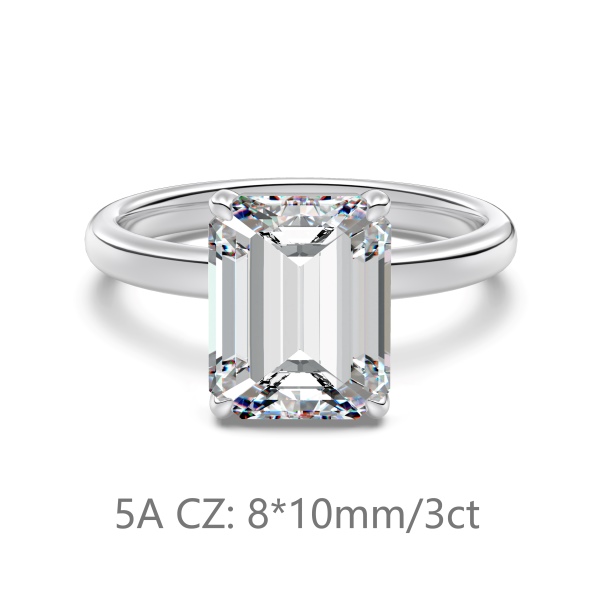 5A长方形车平戒指