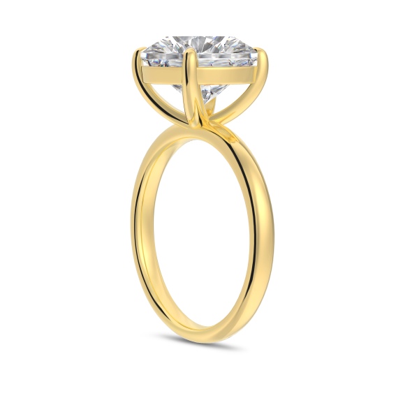 S925纯银经典婚戒5克拉仿钻高品质5A锆石