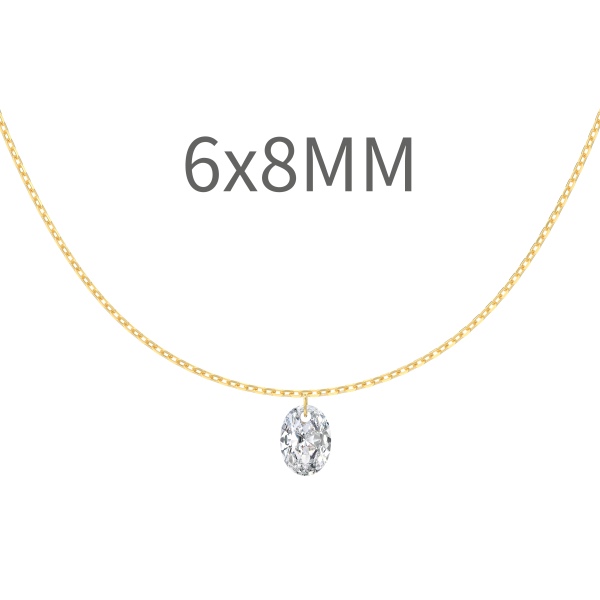 单钻打孔旦形锆石6*8mm