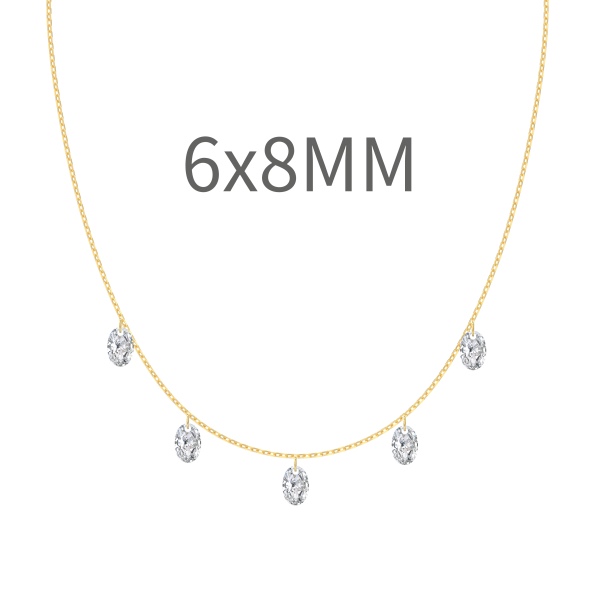 间隔打孔旦形锆石6*8mm