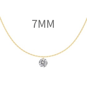 单钻打孔圆形锆石7mm