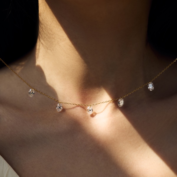 间隔打孔旦形锆石6*8mm