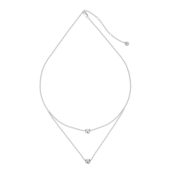 银S925猫眼双层圆珠ins风简约项链