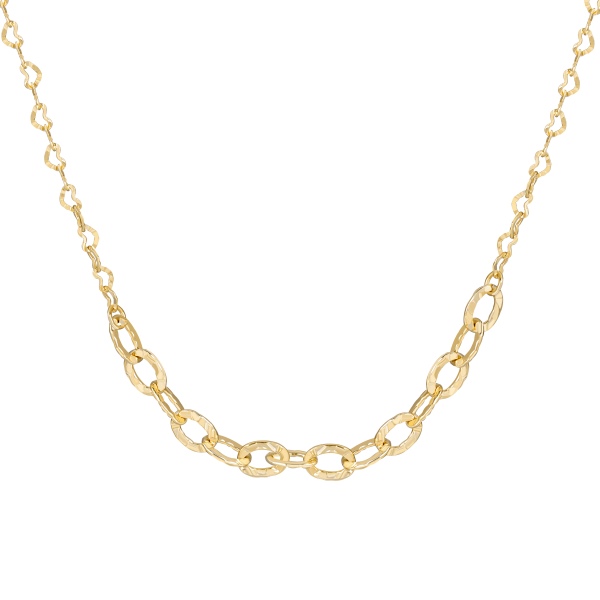 S925纯银爱心波光粼粼项链