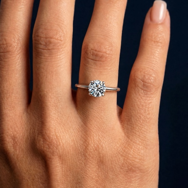 「莫桑钻 Moissanite 系列」S925纯银经典婚戒2.5克拉仿钻高品质