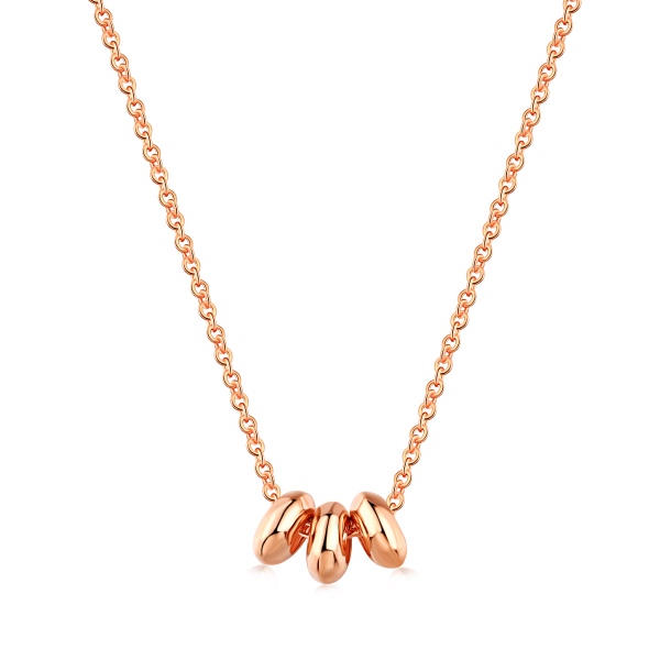 简约精致圆珠镂空多个设计高级感项链