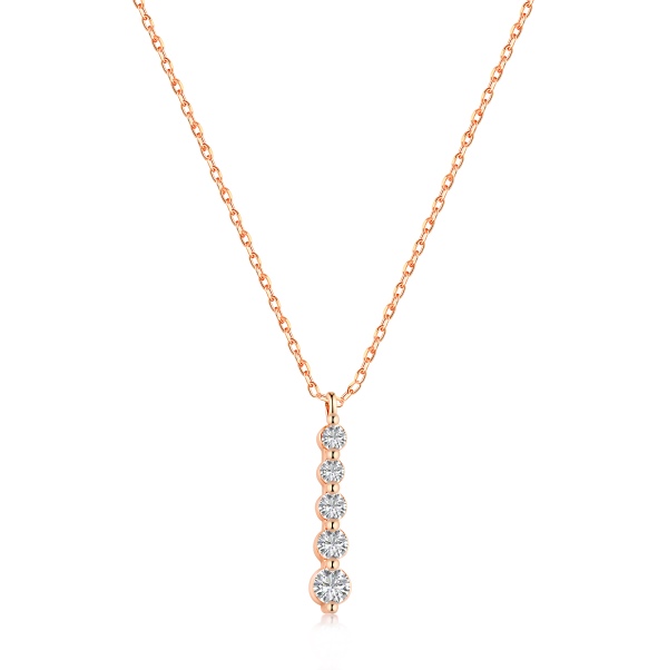 排钻简约精致气质百搭项链