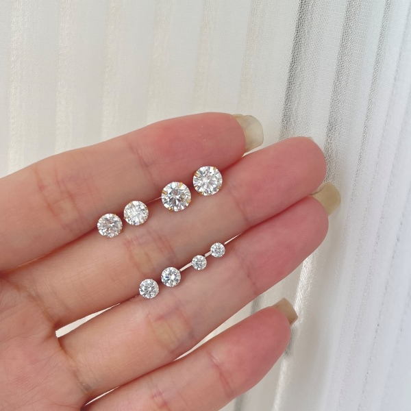 S925纯银钻石耳骨钉螺丝拧扣耳环U形小巧锆石耳骨钉女耳饰品